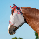 Crusader Fly Mask Standard with Ears - Patchwork