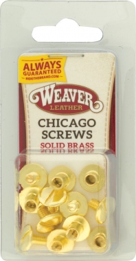 Weaver Chicago Screw Handy Pack - Brass