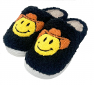 Cowboy Smiley Face Indoor Slippers - Women's