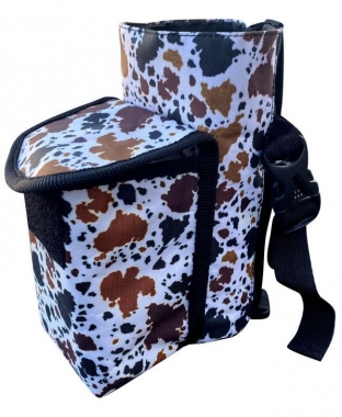 Borsa Da Sella Western Showman In Cordura – Isolata, Con Portabottiglie, Per Cavallo, Made In India