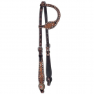 Circle Y White Daisy Filigree One Ear Headstall