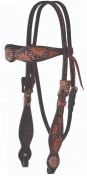 Circle Y 5/8 Inch Sunflower Vintage Browband Headstall
