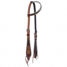 Circle Y Desert Rawhide Edge One Ear Headstall