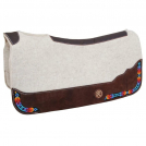 Reinsman APEX Square Contour Vibrant Beaded Saddle Pad - 30 x 30