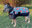 Rugged Ride 1200 Denier 150g Fill Waterproof Roses Print Dog Blanket