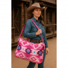 Southwest Printed Duffle Bag – Dakota Pink
