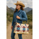 Southwest Printed Duffle Bag – Dakota Beige