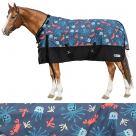 Derby House 600 Denier Waterproof Turnout Blanket - Under The Sea - 200 gram
