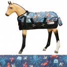 Derby House 600 Denier Waterproof Mini/Pony Turnout Blanket - Under The Sea - 200 gram