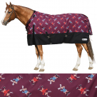 Derby House 600 Denier Waterproof Turnout Blanket - Merry Moose-Mas - 200 gram