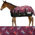 Derby House 600 Denier Waterproof Adjustable Neck Mini/Pony Turnout Blanket - Merry Moose-Mas - 200 