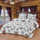 De Leon Collections Rustic Trails 3 Piece King Blanket Set