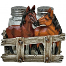 De Leon Collections Two Horses Salt and Pepper Holder - 3.75 in