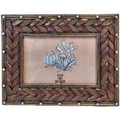 De Leon Collections Braided Leather Frame 6x4in