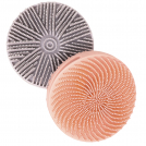 Double Sided Silicone Bath Scrubber - 4.5 in