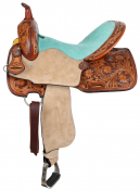 Double T Spinal Relief Barrel Style Saddle - 14, 15, 16 Inch