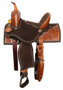 Double T Sterling Barrel Style Saddle