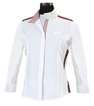 Equine Couture Stars & Stripes Ladies Long Sleeve Riding Shirt