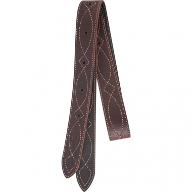 Cordes De Selle En Cuir Dentelle - Lot De 6 - 3/8 X 60 - Latigo Marron Moyen