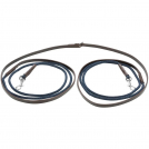 Equinavia Saga Leather Rope Front Draw Reins