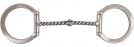 Classic Equine Twisted Wire D-Ring Snaffle Bit, Stainless Steel Design