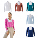 Ovation Ladies Bib Front Long Sleeve Show Shirt<br>