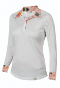 Shires Children's Equestrian Style Shirt - Patterned Cuffs and Collars