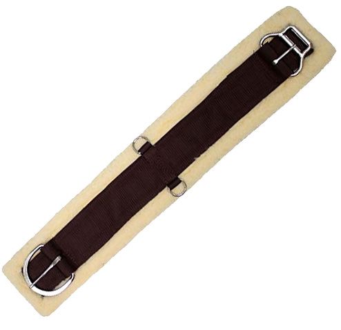 Western Saddle Cinch Brown Leather Tie Strap 6' ⋆ Hill Saddlery