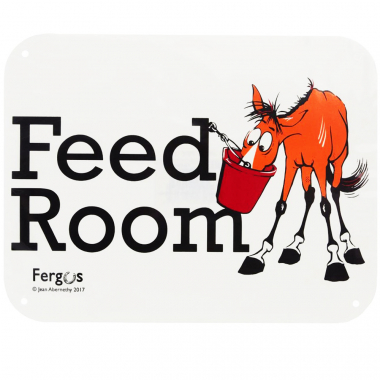 Feed Storage Signage Fergus The Horse Barn Sign - Feed Room: Chicks Discount Saddlery