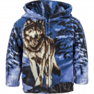 Lone Wolf Hooded Fleece Jacket - Toddlers