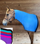 SHOWMAN Horse Mane Tamer Sleazy Lycra Zippered Hood With Braid & Shoulder Guard – All Sizes Camo