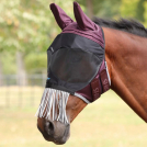Shires FlyGuard Pro Deluxe Fly Mask with Ears & Nose Fringe