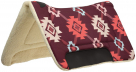 Weaver Fleece Lined Contoured Saddle Pad 32 x 32 - Plaid Aztec
