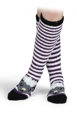 Shires Ladies Fluffy Knee High Socks 