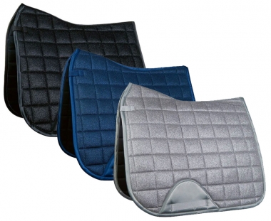 HKM Glitzer Gamaschen Dunkelblau - Atmungsaktiver Beinschutz Für Pferde