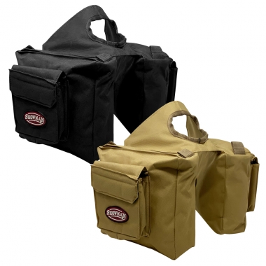 Sac de voyage noir effet nylon