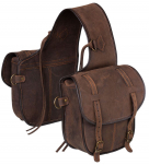 Tough-1 Soft Leather Saddle Bag