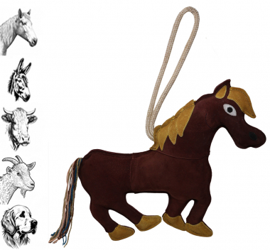 Rugged Ride Leather Horse Toy - Colorful Horse: Chicks Discount