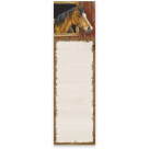 Buckskin Horse List Pad with Magnet on Back