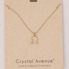 Crystal Avenue Horseshoe Basic Necklace
