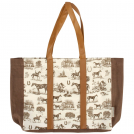 Horse Toile Tote