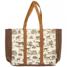 Horse Toile Tote