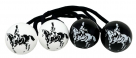 Printed Dressage Horse Hair Ties - 2 Pack