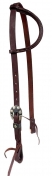 Rugged Ride Heavy Oil One Ear Headstall with Fancy Buckle
