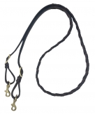 Rugged Ride Extra Heavy Harness Leather Laced Barrel Reins