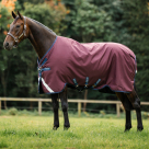 Horseware Amigo 1200 Denier Waterproof Turnout Sheet 0 gram - Burgundy / Navy / Titanium Grey