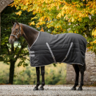 Horseware Rambo 1000D Ripstop Stable Blanket 100 Gram - Black / Thunderstorm Grey / Silver