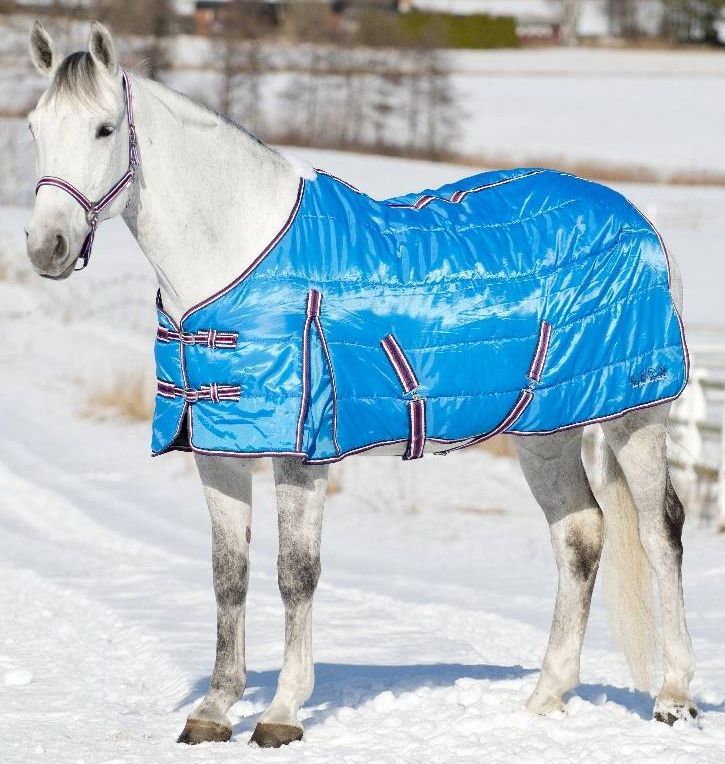 NEW TACK!! 82" RED 420 Denier Quilted Nylon Winter Horse Blanket by Showman! 