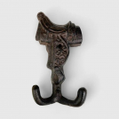 Cast Iron Horse Saddle Wall Hook - 5.3in