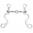 Showman Long S Shank with Jointed Slow Twist Life Saver - 5 inch